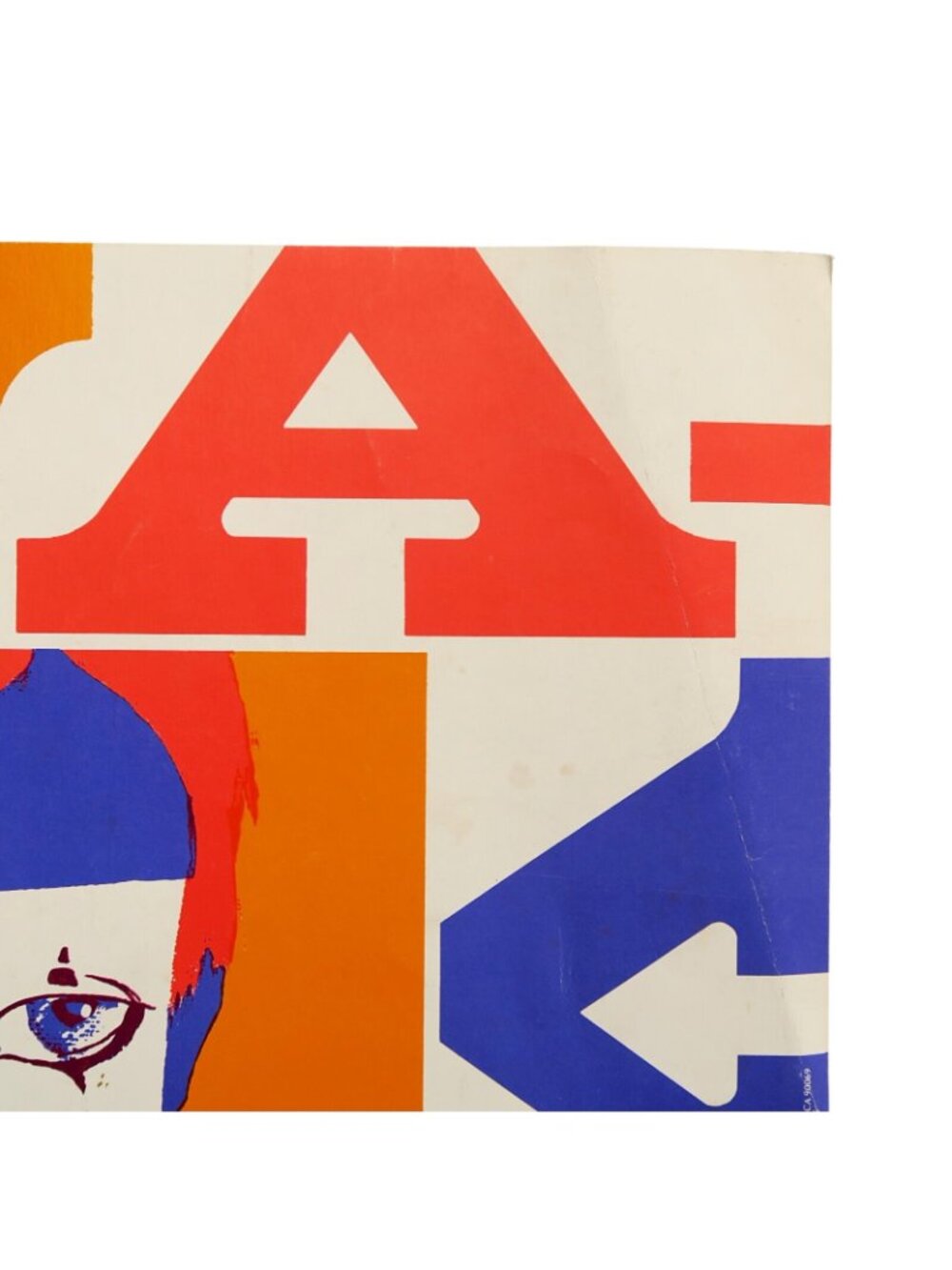 1969 Pop Art Lithograph Poster – “Deja-Vu” by Bob G.H. McKendrick, Mime Portrait - Picture 8 of 10